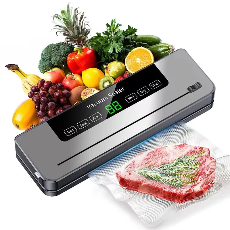 Electric Vacuum Sealer Machine | Dry & Wet Food Preservation