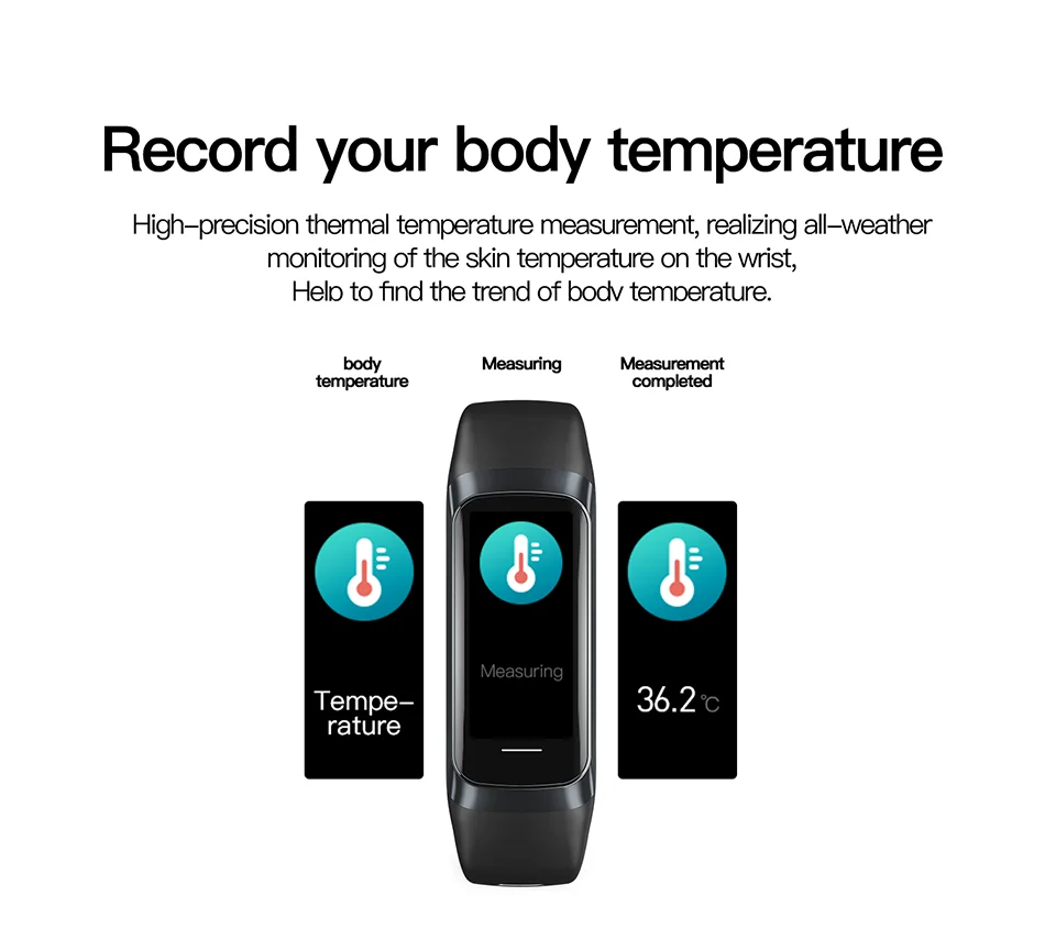 Zegarek smartwatch lige amoled - monitor tętna i aktywności fizycznej