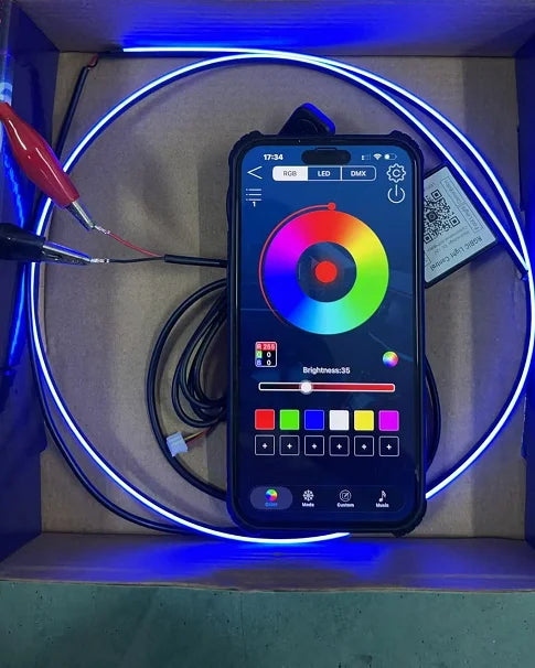 Zestaw ambientowego oświetlenia samochodowego led rgb 14/18 w 1
