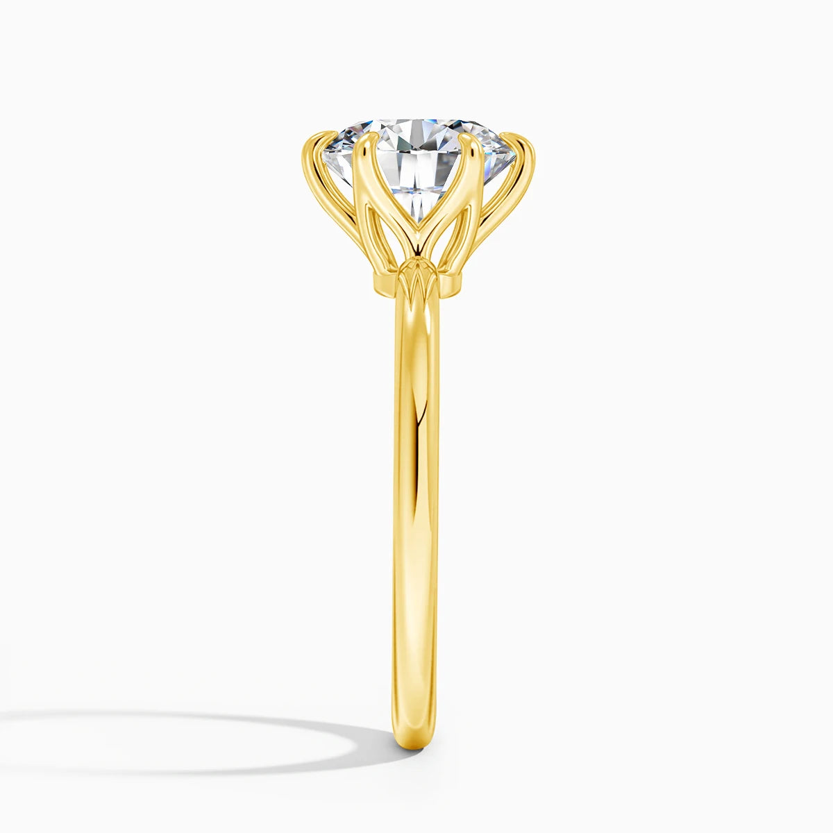 Elegant 14K Gold Filled Moissanite Engagement Ring for Women