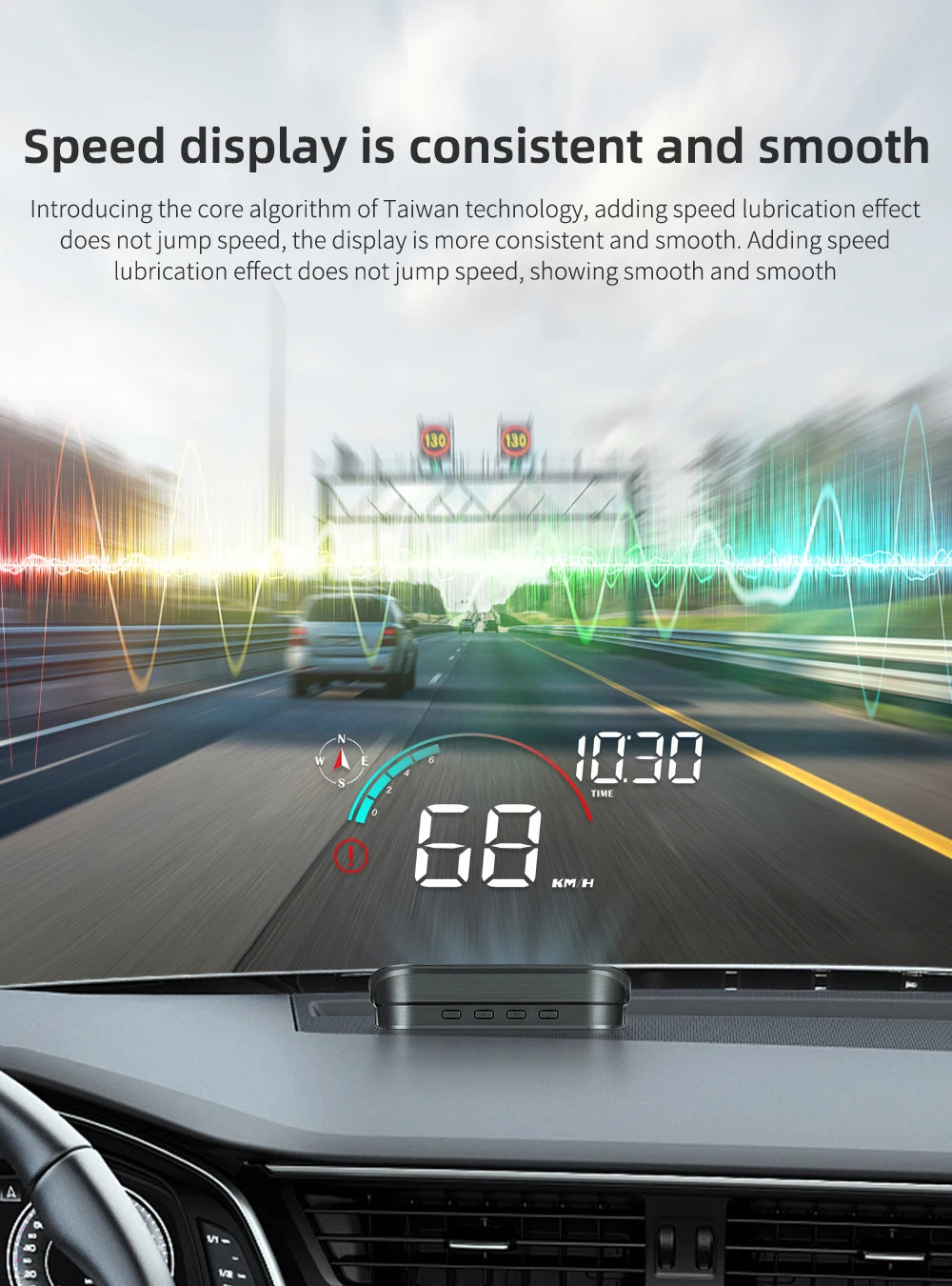 M22 Car HUD Head Up Display | Universal GPS Speedometer Projector