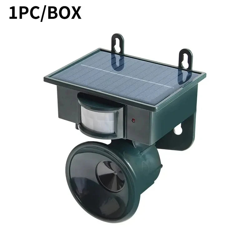 Solar Ultrasonic Animal Repellent | Pest Control for Garden & Yard