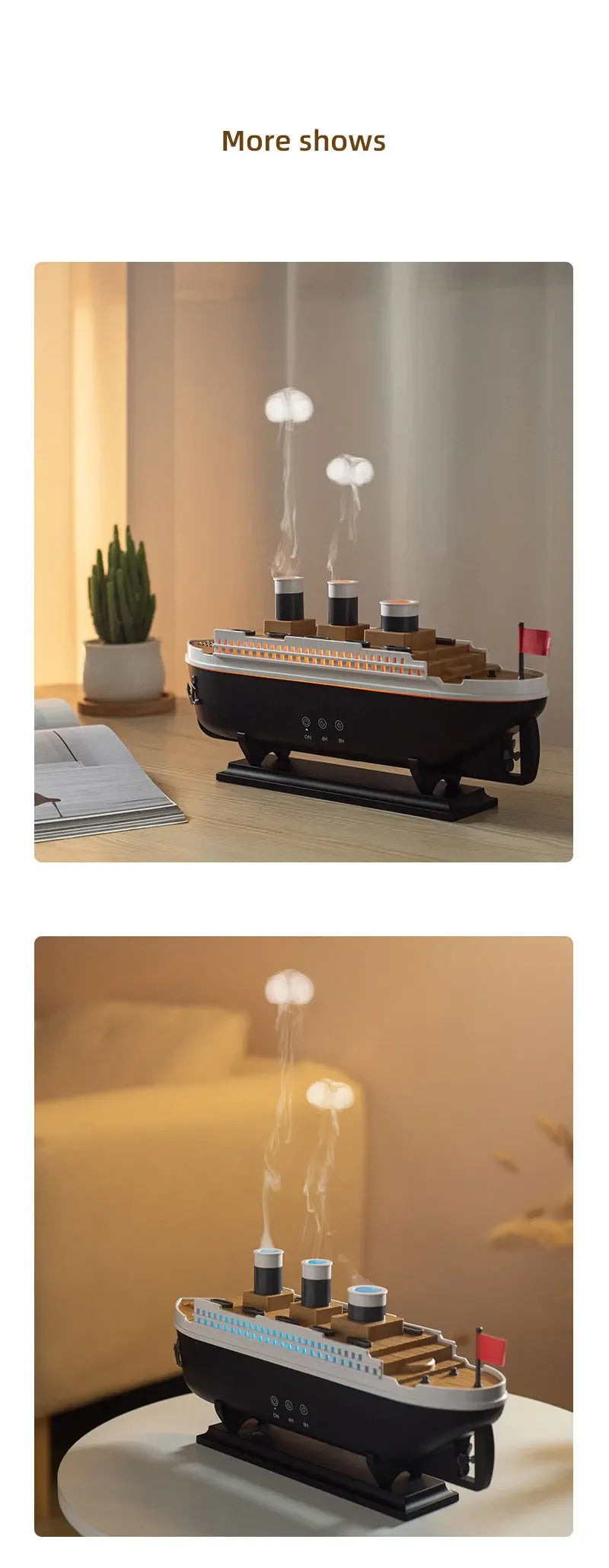 Nawilżacz powietrza crearoma titanic – 250ml z pilotem zdalnego sterowania