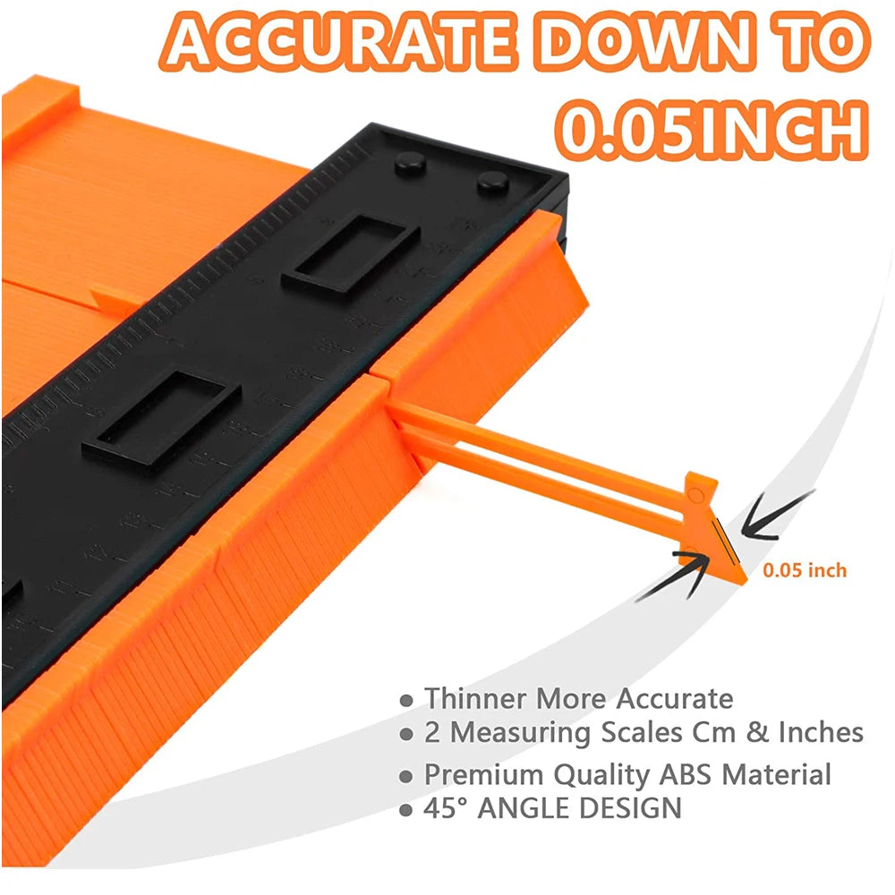 Contour Gauge for Irregular Shapes | Woodworking & Tiling Tool