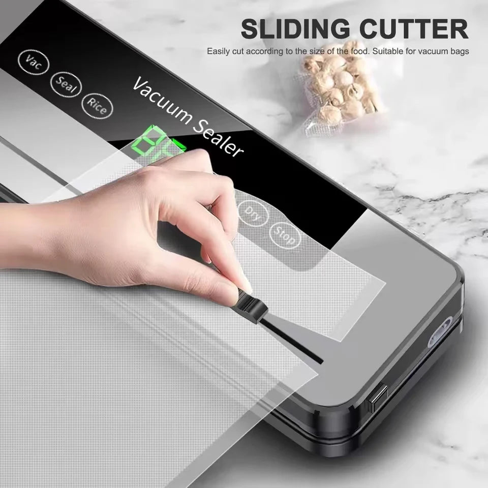 CENRR Electric Vacuum Sealer - Food Preservation System with Built-in Cutter