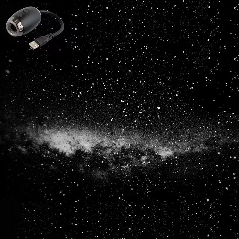 Projektor światła usb do samochodu | led oświetlenie wnętrza galaktyka saturn