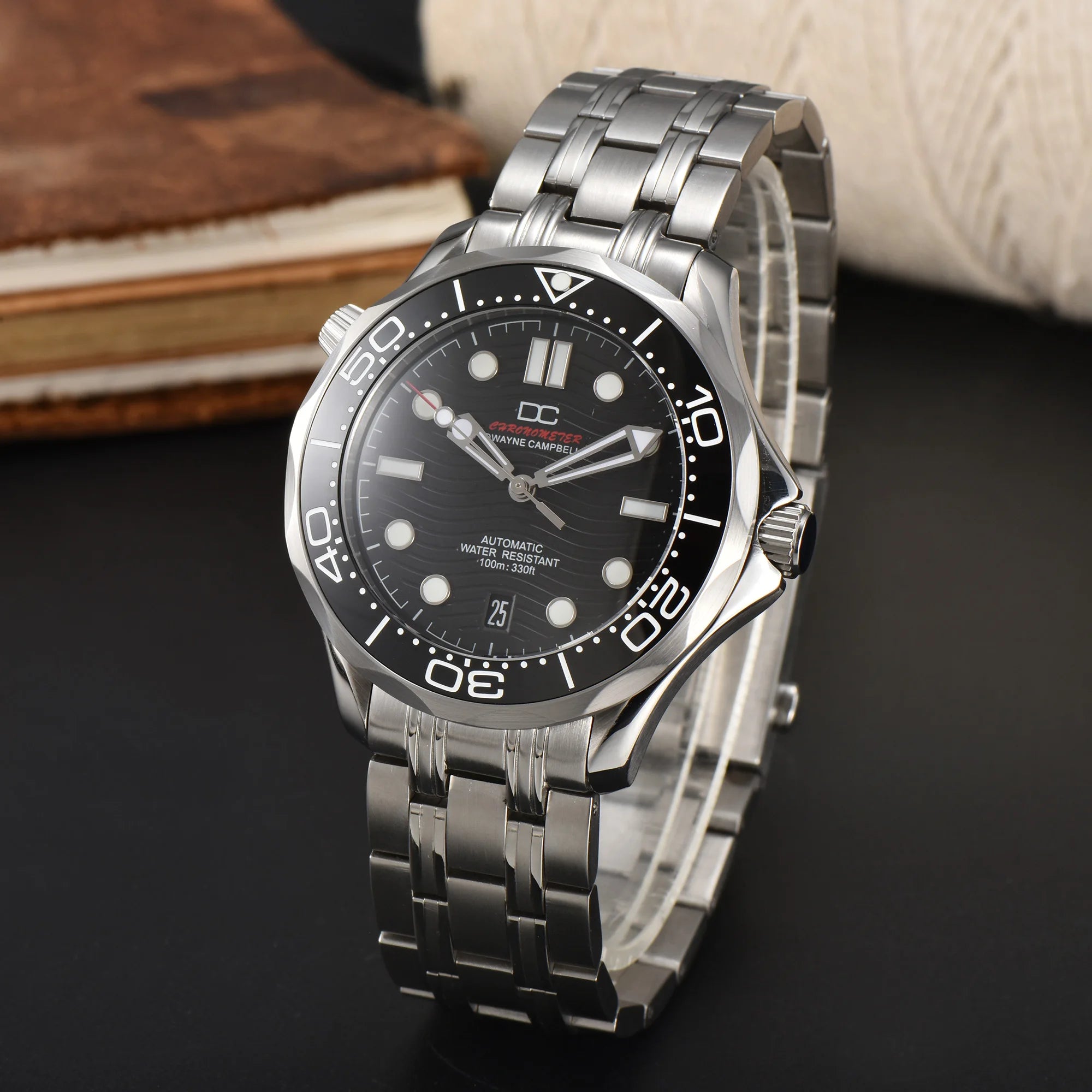 Vabena męski zegarek automatyczny 42mm nh35 | szkło szafirowe