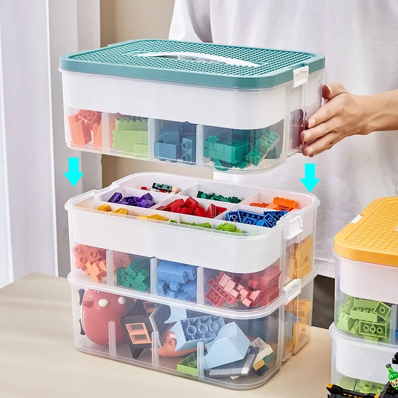Pojemnik na klocki lego | organizer zabawek dla dzieci | sortowanie części
