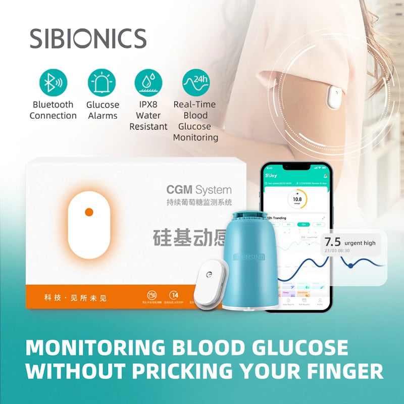 Sibionics: całodobowy monitor poziomu glukozy cgm
