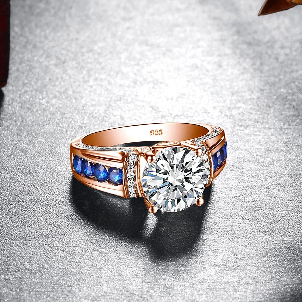 Certyfikowany pierścionek z moissanitem 2ct d vvs1 - elegancja srebra próby 925