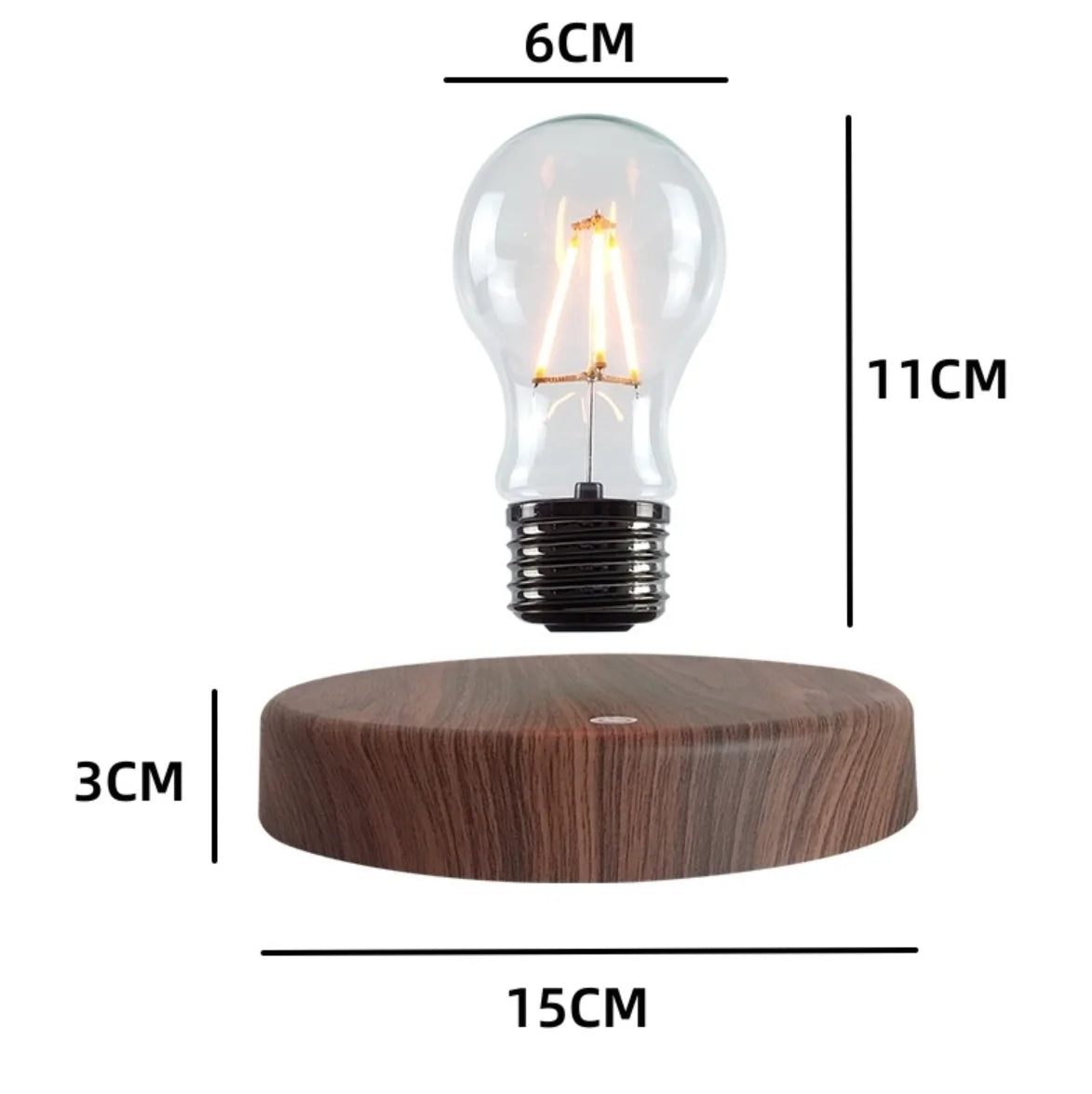 Lampa lewitacyjna magnetyczna – pływająca żarówka led biurkowa dekoracja