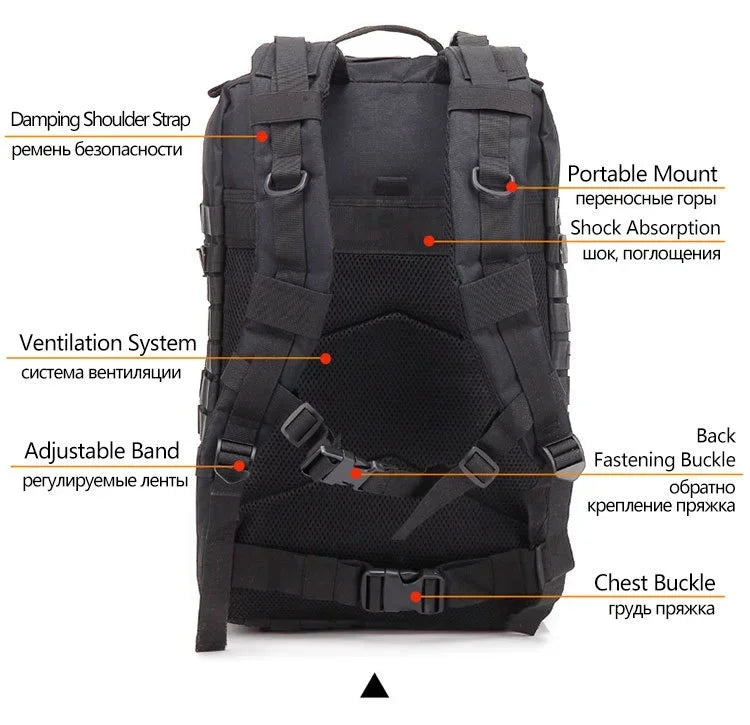 Plecak taktyczny refire gear 50l – wytrzymały plecak wojskowy