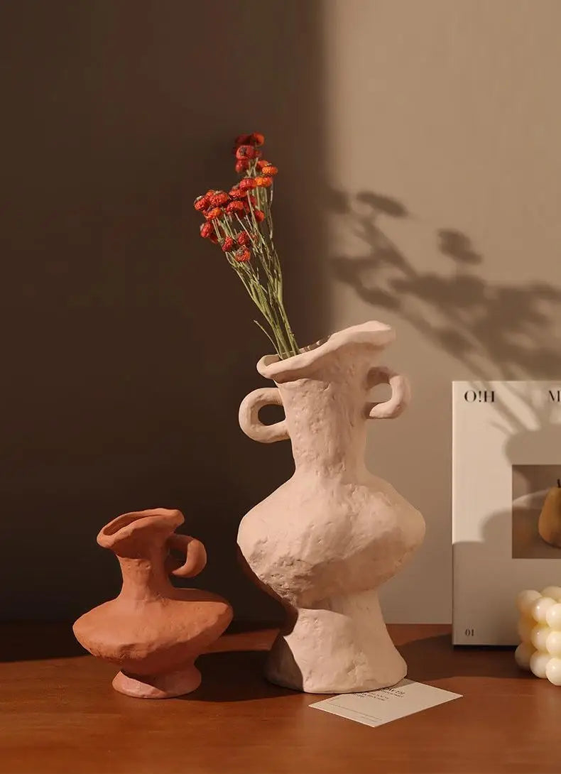 Vabena Nordic Ceramic Hydroponic Vase | Table & Bathroom Decor