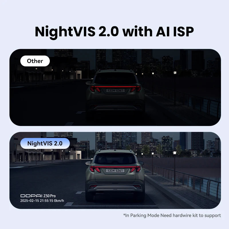 Ddpai z50 pro 4k kamera samochodowa z gps, adas i noktowizją