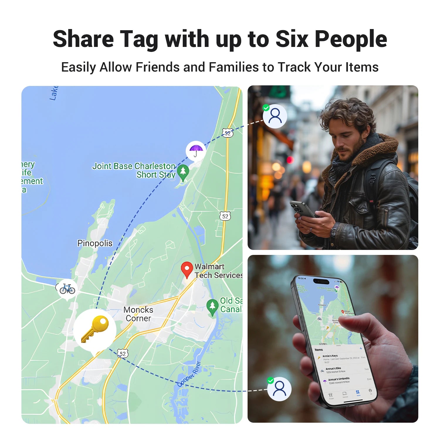 UGREEN Finder Smart Tag with Apple Find My for iOS Devices
