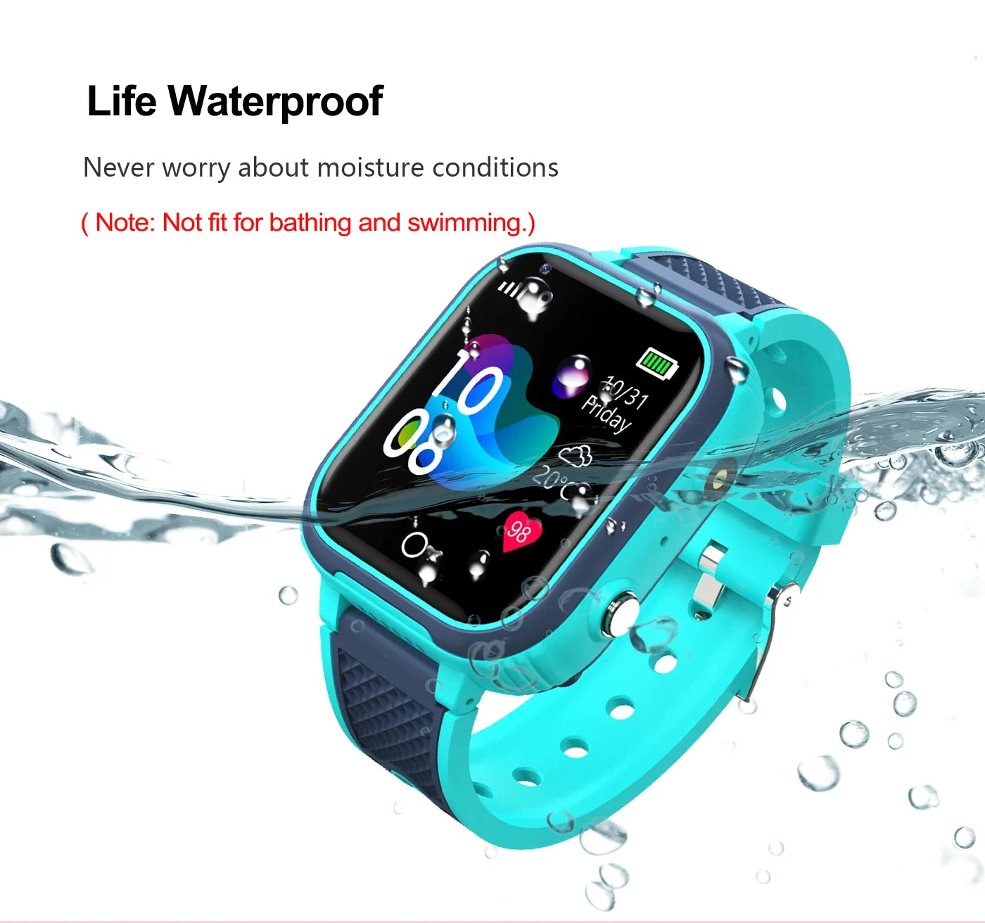 Lt21 smartwatch dla dzieci 4g – gps, rozmowy wideo, sos, wodoodporność ip67