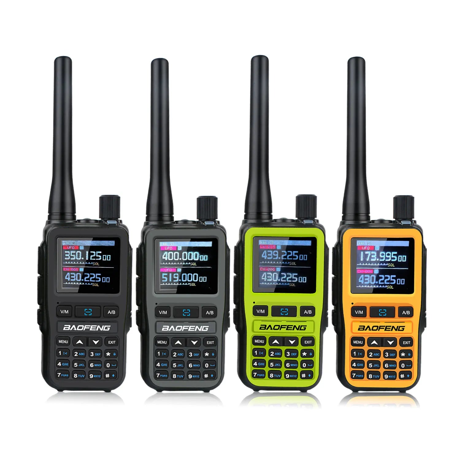 Baofeng uv-5r mini zestaw 2 sztuk dwuzakresowy radiotelefon kompaktowy 5w z odbiornikiem pasma lotniczego i ładowaniem usb-c