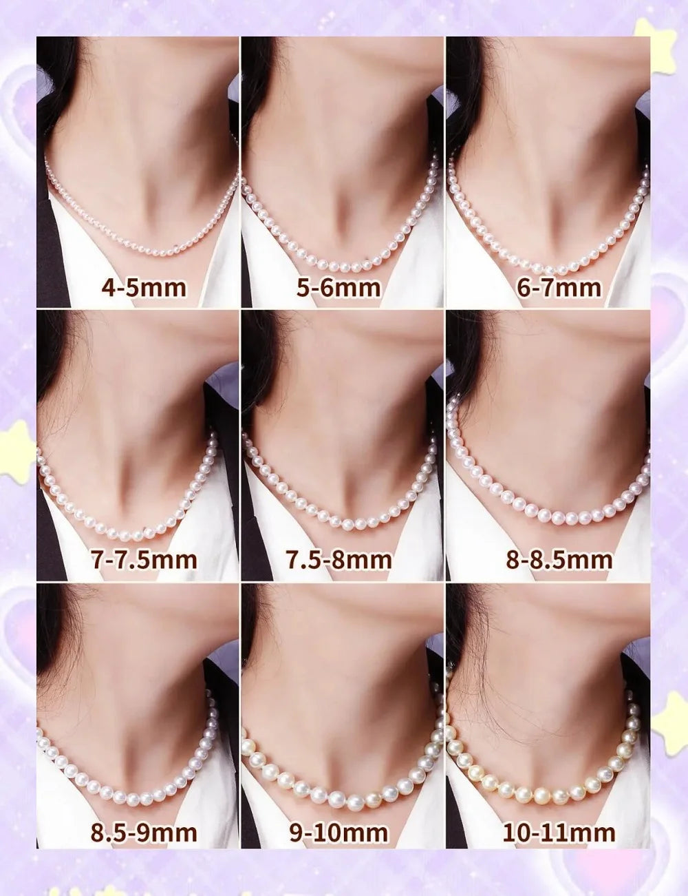 AAA Akoya White Pearl Necklace & Earring Set 14K Gold