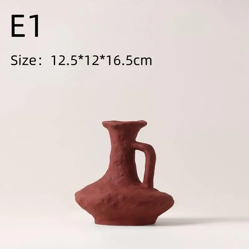 Vabena Nordic Ceramic Hydroponic Vase | Table & Bathroom Decor