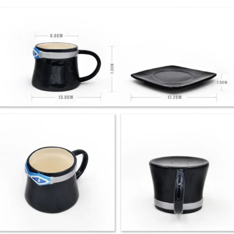 Anime Hat Ceramic Mug & Plate Gift Set - Fandom Present