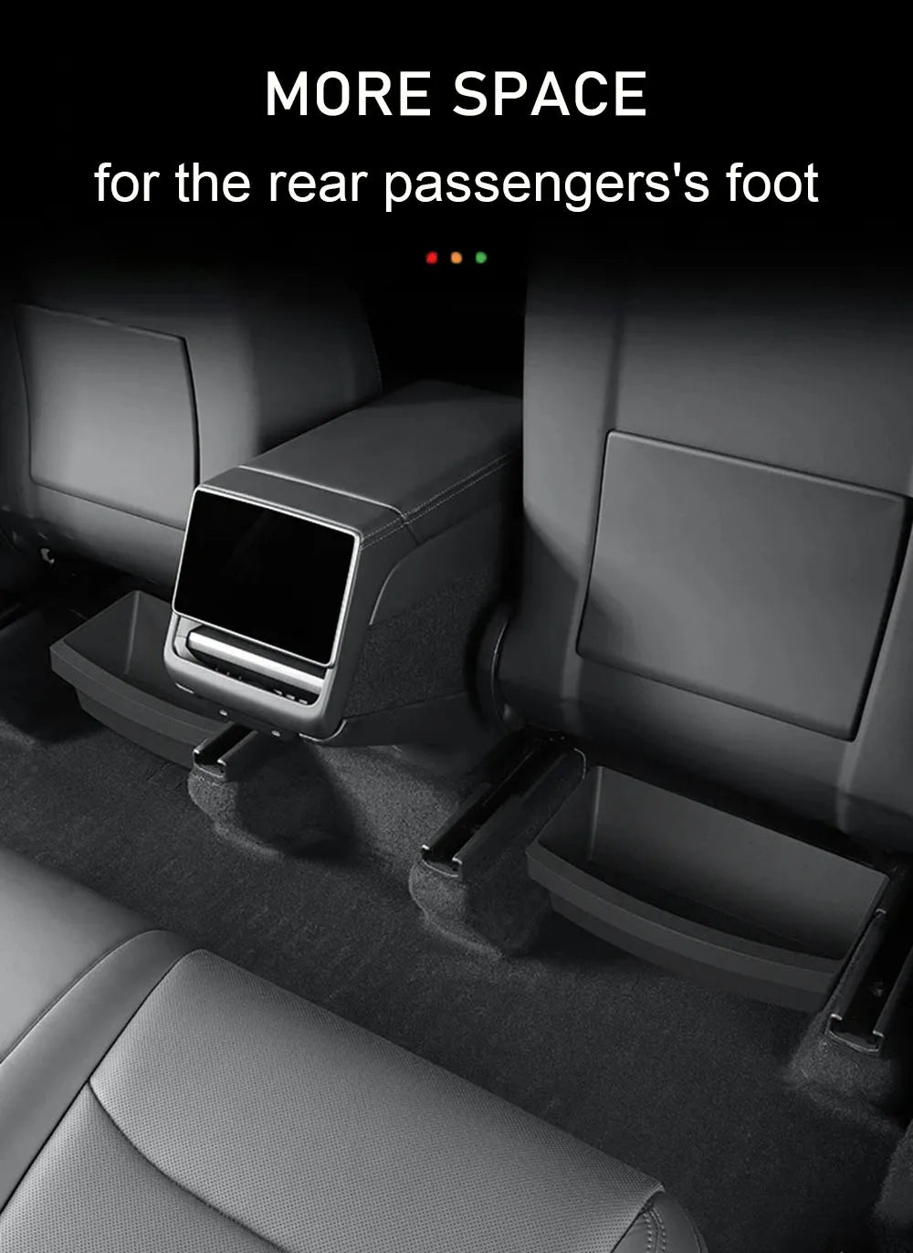 Organizer pod siedzenie tesla model y juniper 2025-2026 - idealne dopasowanie