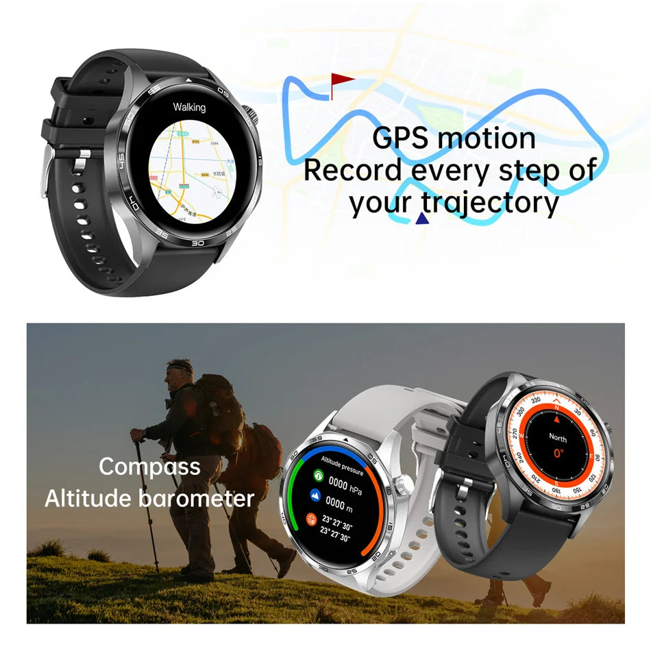 Zegarek smart watch 5 pro | gps, nfc, amoled, rozmowy bluetooth