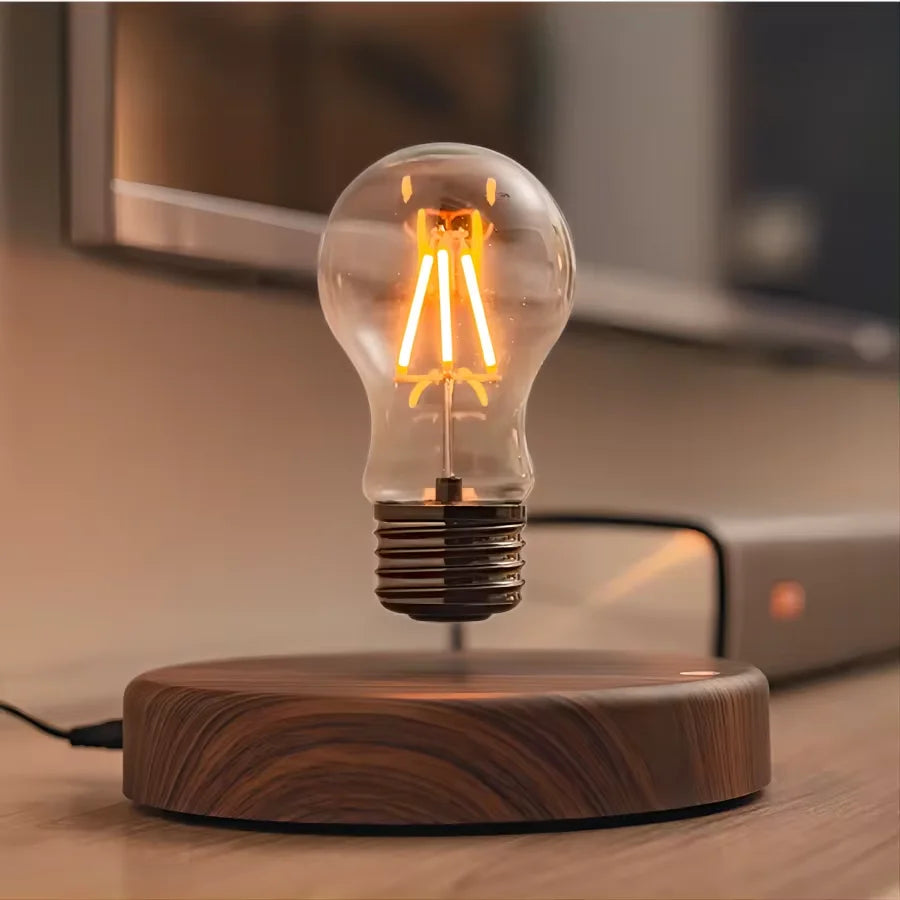Lampa lewitacyjna magnetyczna – pływająca żarówka led biurkowa dekoracja