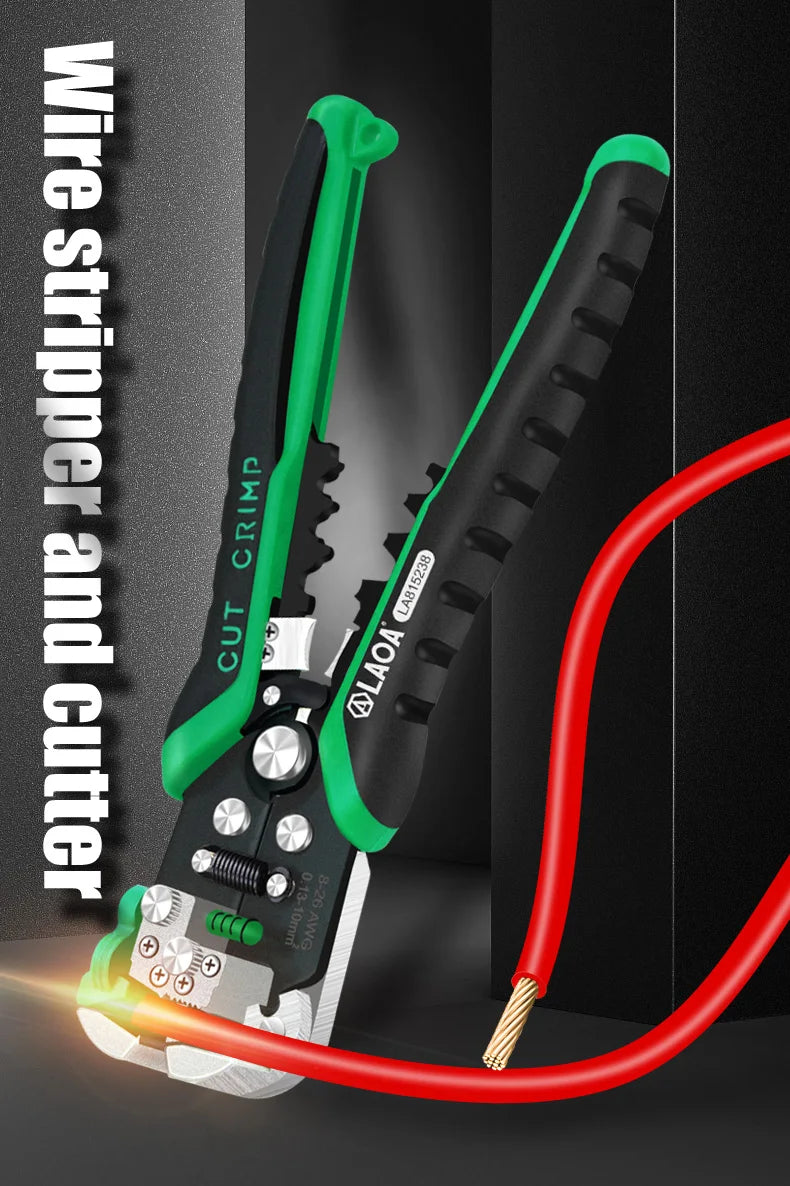 LAOA Automatic Wire Stripper Crimper Pliers - Electrician Tool