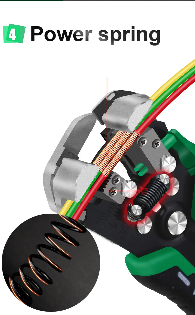 LAOA Automatic Wire Stripper Crimper Pliers - Electrician Tool