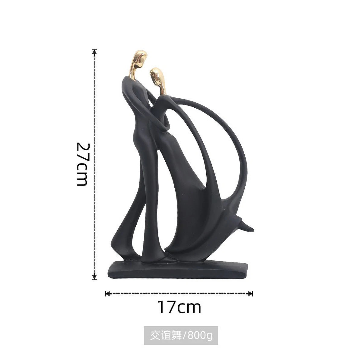 Scandinavian Abstract Dancer Sculpture - Modern Ballet Decor