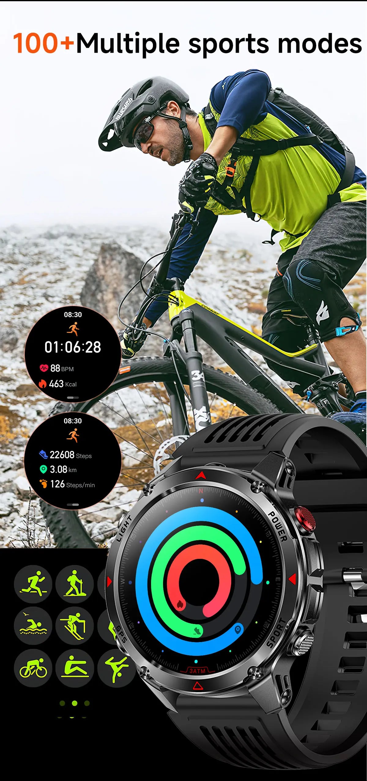 Zegarek vabena 2025 gps z mapami | nawigacja i fitness dla kobiet i mężczyzn