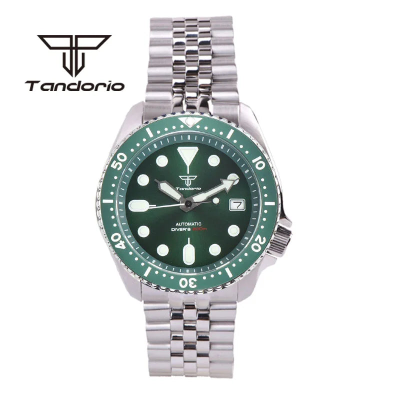 Zegarek automatyczny tandorio skx007 nh35 do nurkowania | solidny i stylowy