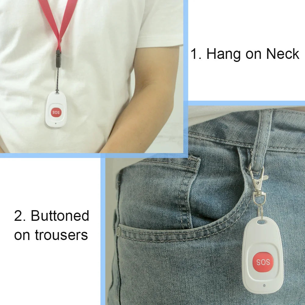 Tuya Wireless SOS Panic Button | Emergency Alert System