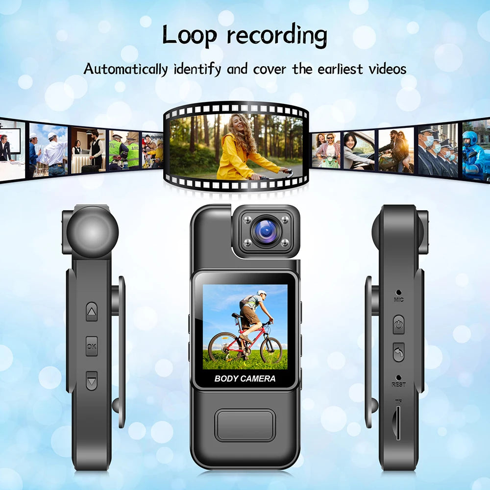 Mini 4K HD WiFi Body Camera | Wearable Security Recorder