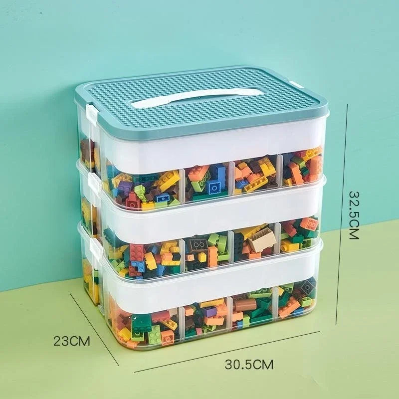 Pojemnik na klocki lego | organizer zabawek dla dzieci | sortowanie części