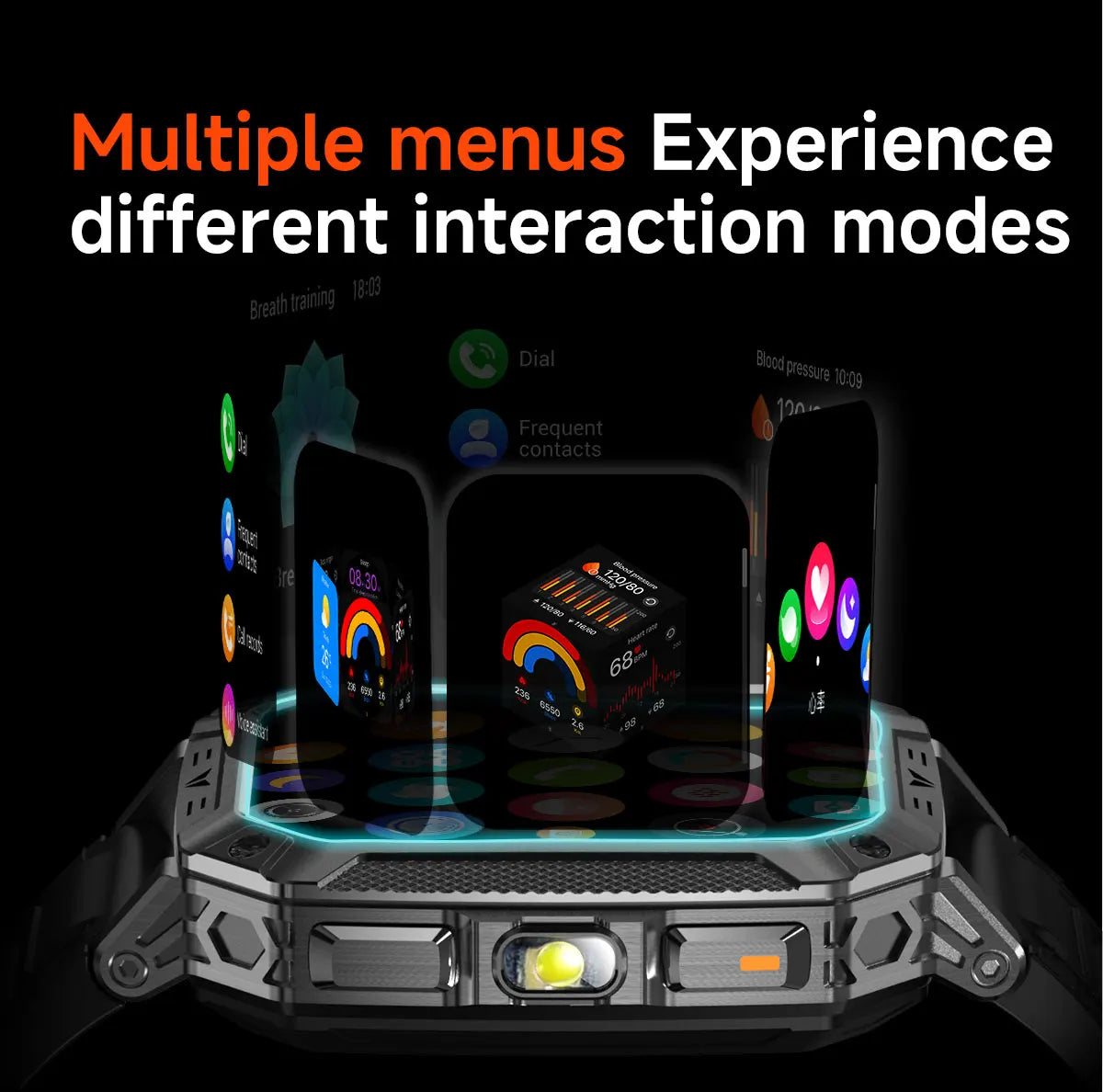 Apex inteligentny zegarek terenowy | gps, latarka, amoled, 10atm - twój ostateczny towarzysz przygód