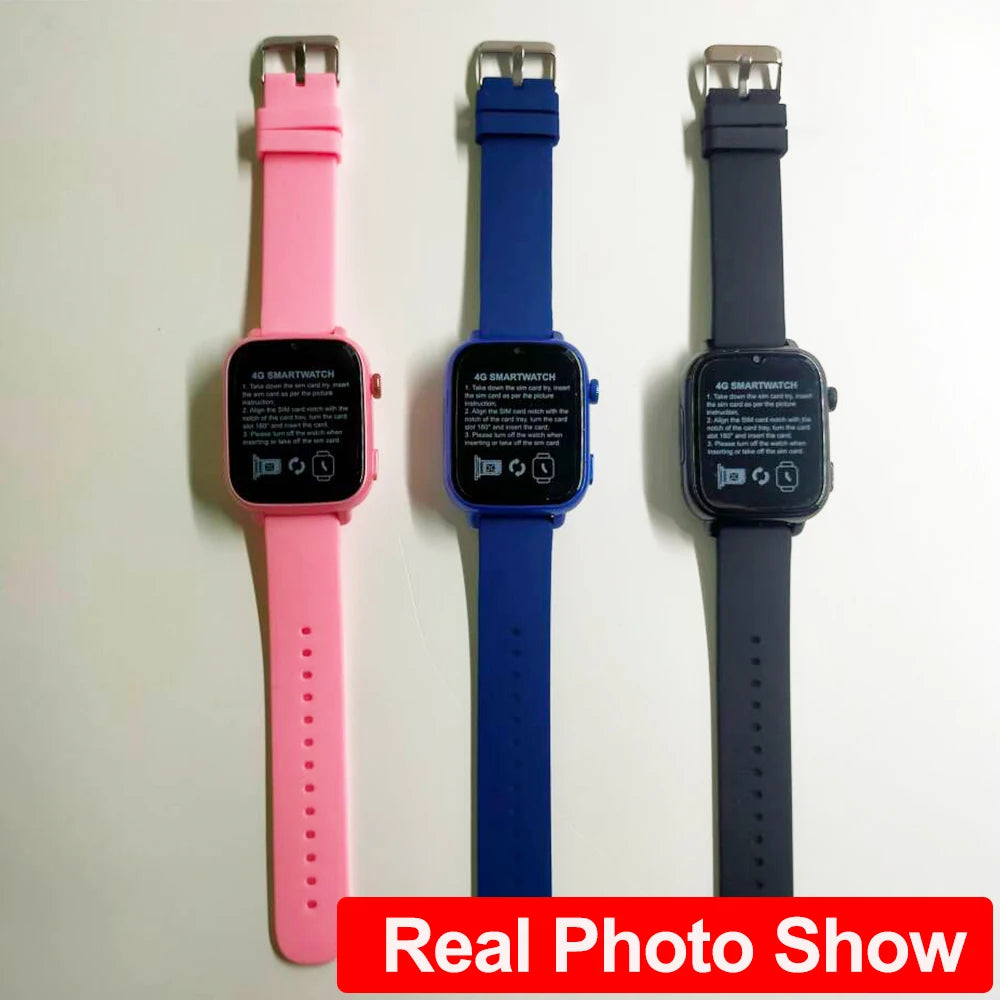 Dziecięcy smartwatch 4g z lokalizatorem gps i funkcją wideo rozmów