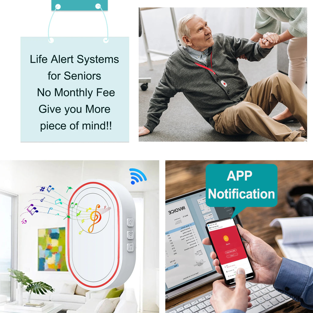 Tuya Wireless SOS Panic Button | Emergency Alert System