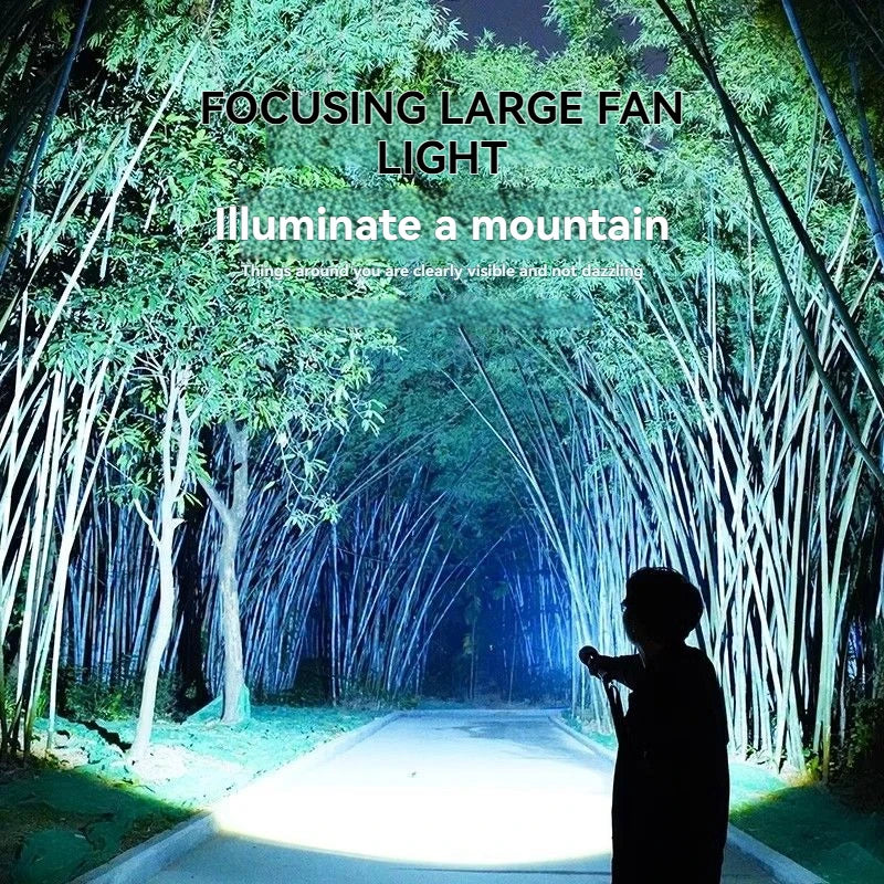 Najpotężniejsza latarka taktyczna led 10000lm – zasięg 4km, reflektor awaryjny