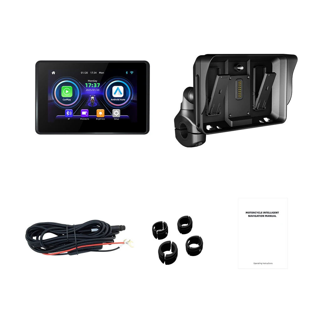 Ekiy bezprzewodowa nawigacja carplay android auto dla motocykli bmw gs & xr