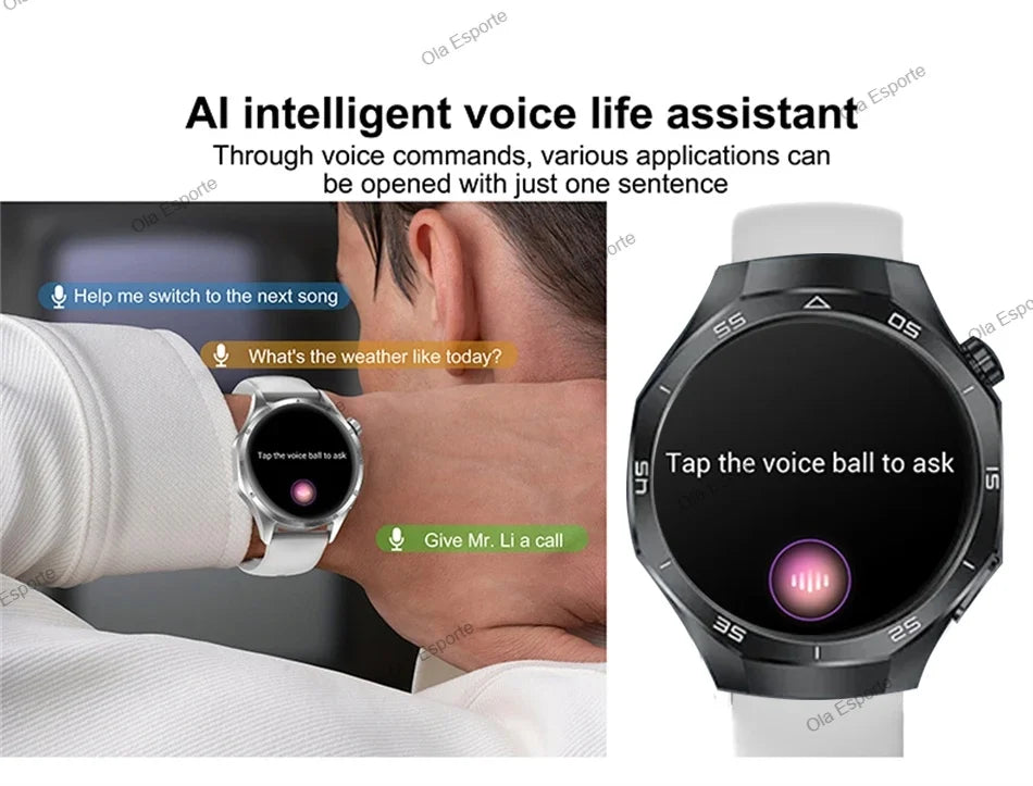 Vabena Watch 5 Pro GPS NFC Smartwatch | AMOLED Display