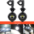 Wysokowydajne pomocnicze lampy przeciwmgielne led do motocykli bmw r1200gs, f800gs, k1600 i uniwersalnych | 40w 6000k