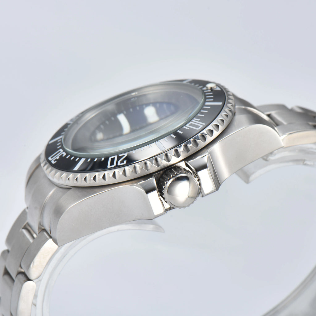 Męski 44mm zegarek automatyczny mechaniczny deep sea