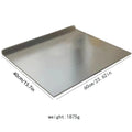 L-Shaped Stainless Steel Chopping Board - Large, Double-Sided Kitchen Tool