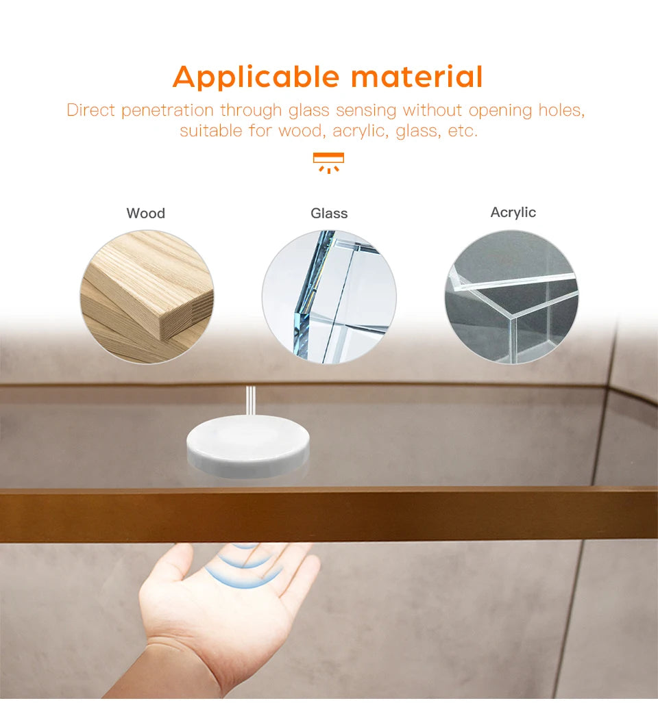 Smart LED Under Cabinet Lighting | Hand Scan Motion Sensor & Dimmer