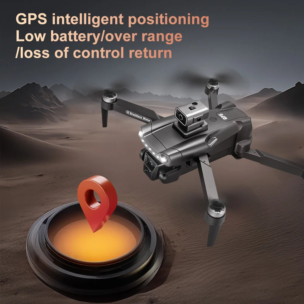 Lenovo V198Max GPS Drone | 4K/8K Dual Camera 5G FPV RC