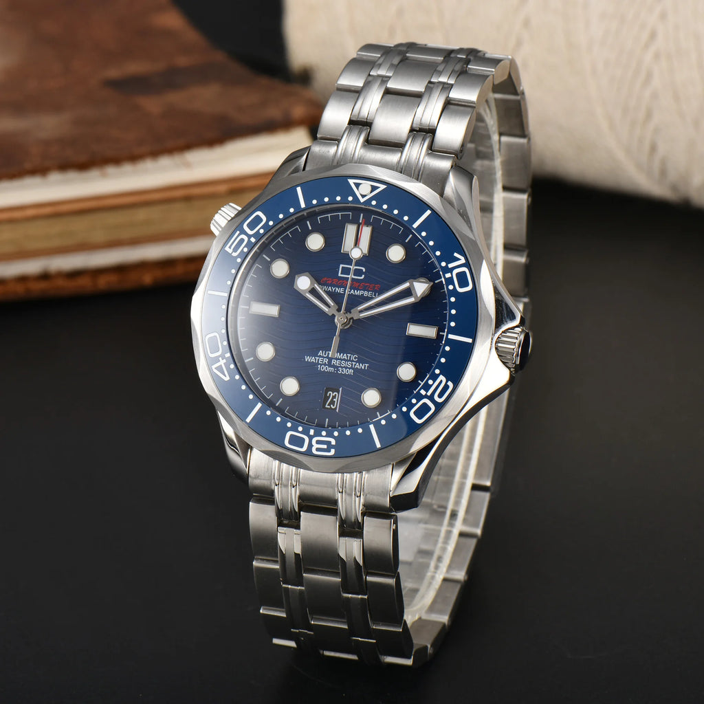 Vabena męski zegarek automatyczny 42mm nh35 | szkło szafirowe