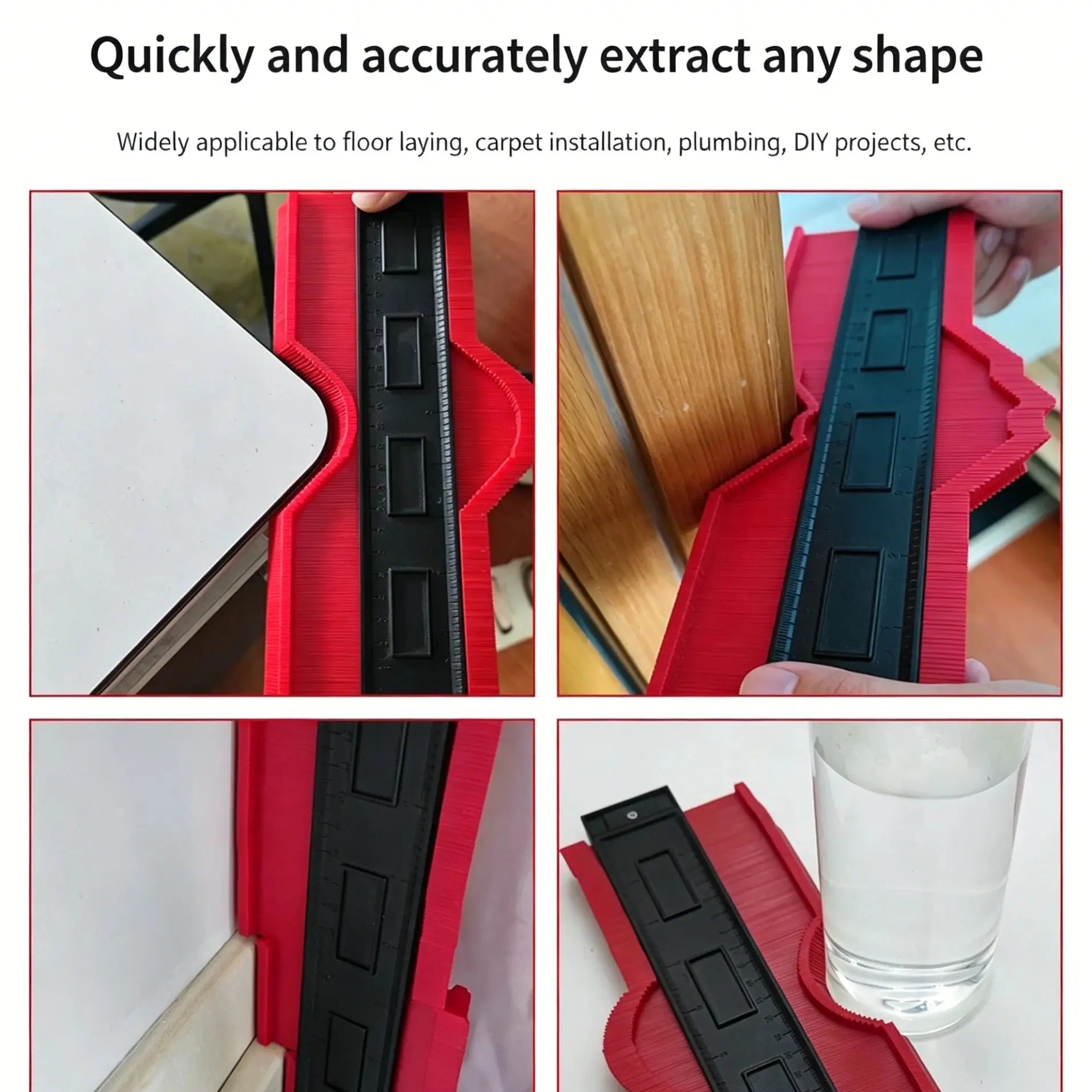 Contour Gauge Irregular Shape Duplicator – Wood Marking Tool