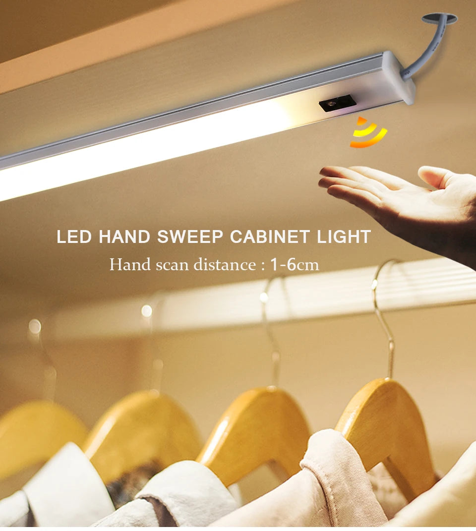 PARKSON LED Under Cabinet Lights - Motion Sensor Kitchen Lighting