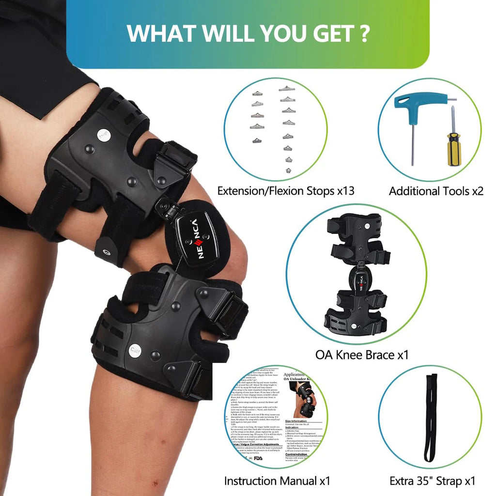 NEENCA OA Unloader Knee Brace - Osteoarthritis Pain Relief & Support